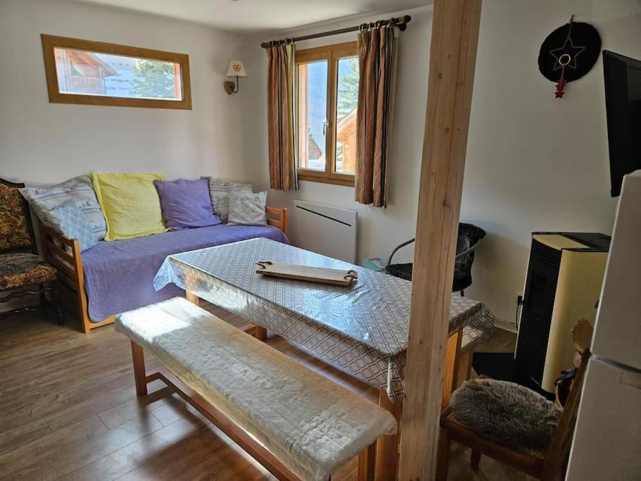 Névache Chalet T3 Duplex Neuf מראה חיצוני תמונה
